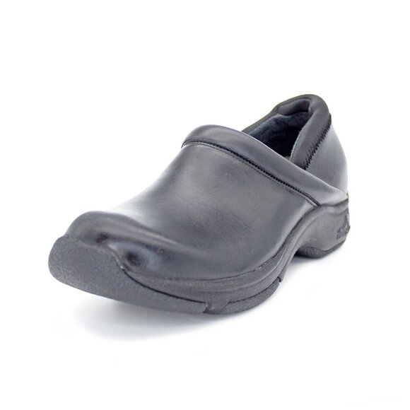 Dansko Women's Kelsey Black Leather Pro Anti-Slip Clog: Size: EU 39 / US 8.5-9 - Picture 2 of 6